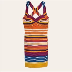 Calvin Klein Dress, Stripe Strappy Sheath, NWT